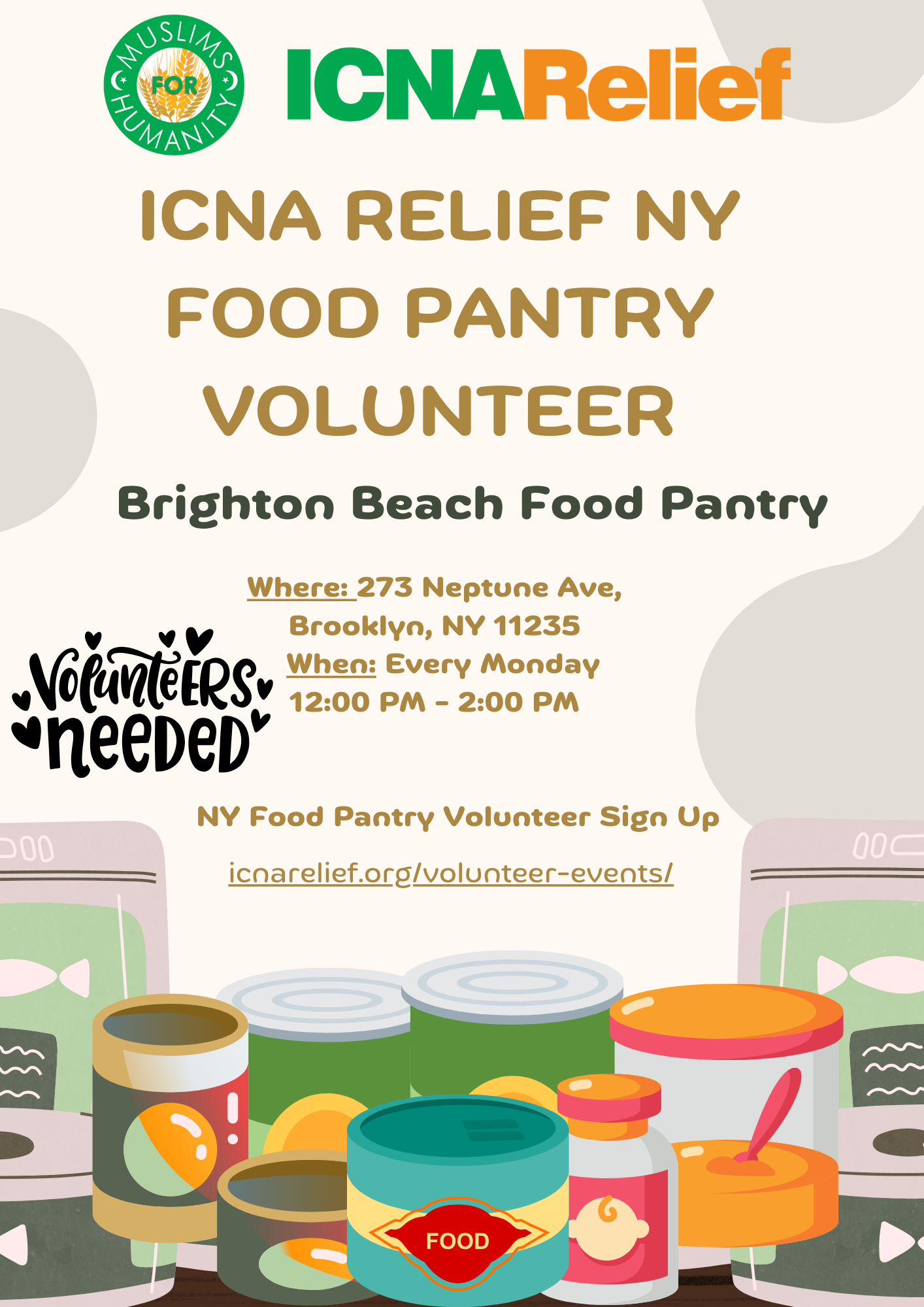 Volunteer Events ICNA Relief USA