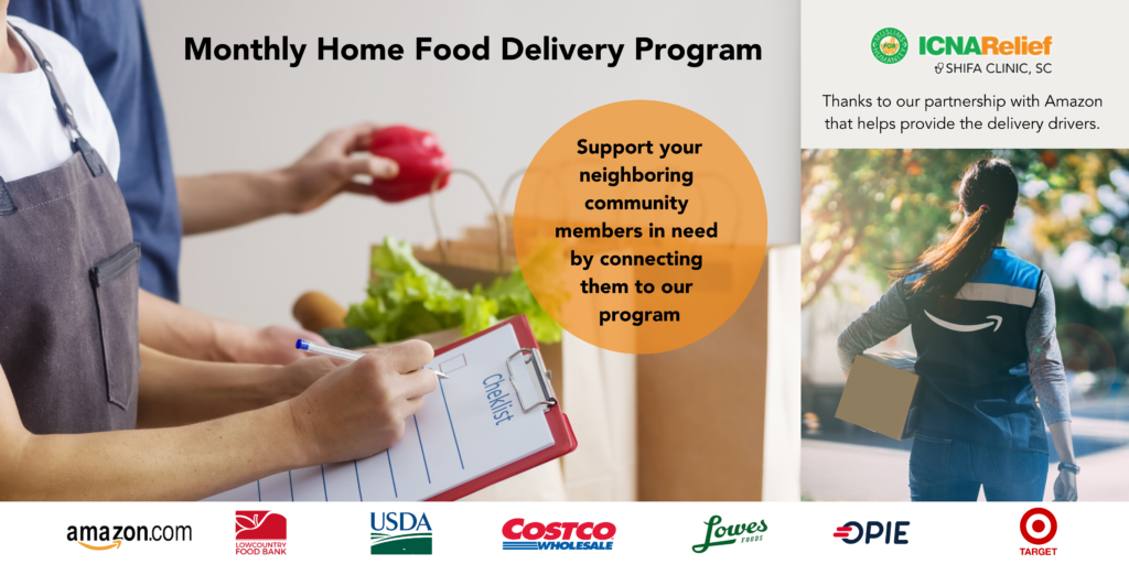 Monthly Home Deliveries Shifa Clinic South Carolina